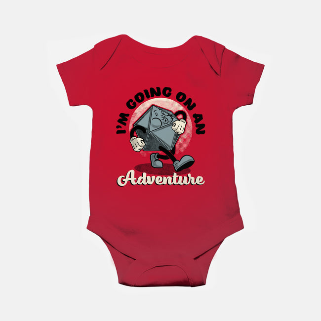 Going On An Adventure-baby basic onesie-Studio Mootant