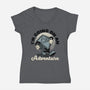 Going On An Adventure-womens v-neck tee-Studio Mootant
