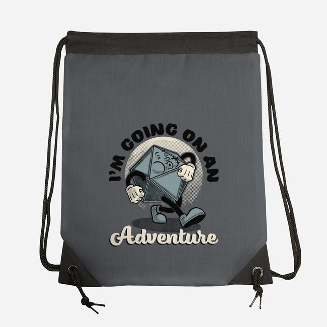 Going On An Adventure-none drawstring bag-Studio Mootant