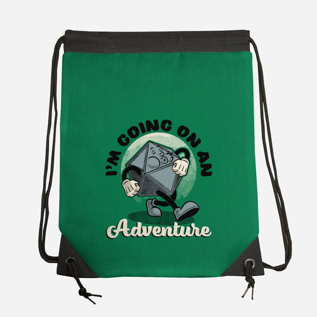 Going On An Adventure-none drawstring bag-Studio Mootant