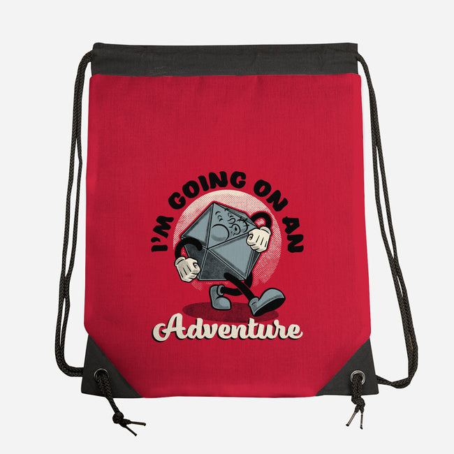 Going On An Adventure-none drawstring bag-Studio Mootant