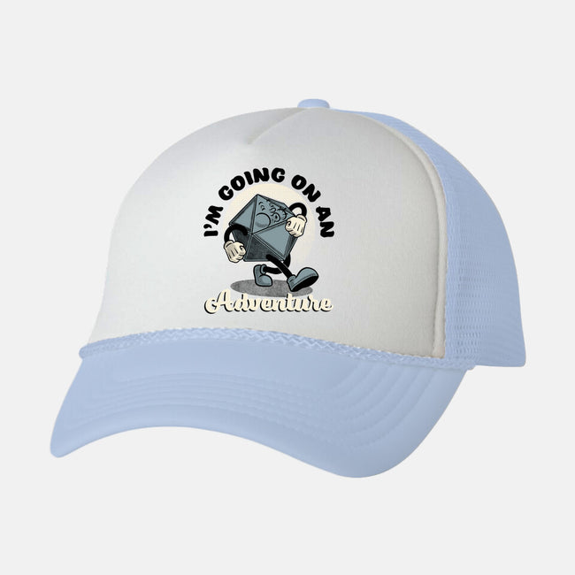Going On An Adventure-unisex trucker hat-Studio Mootant