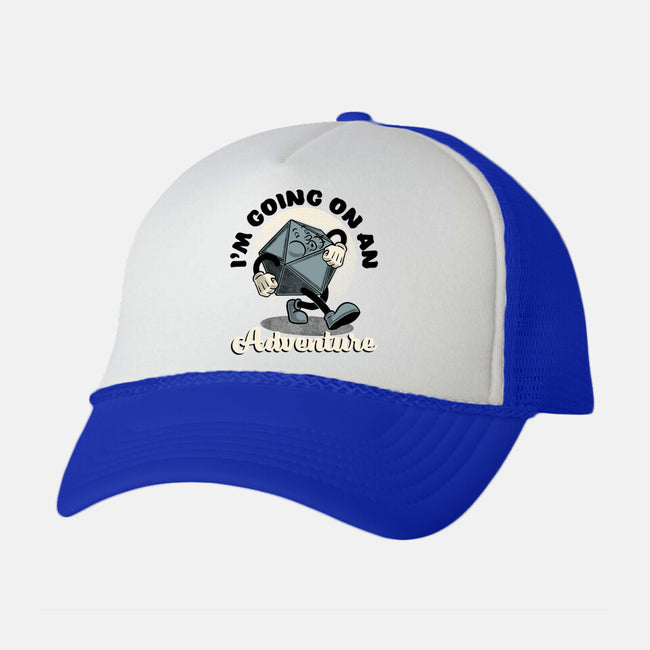 Going On An Adventure-unisex trucker hat-Studio Mootant