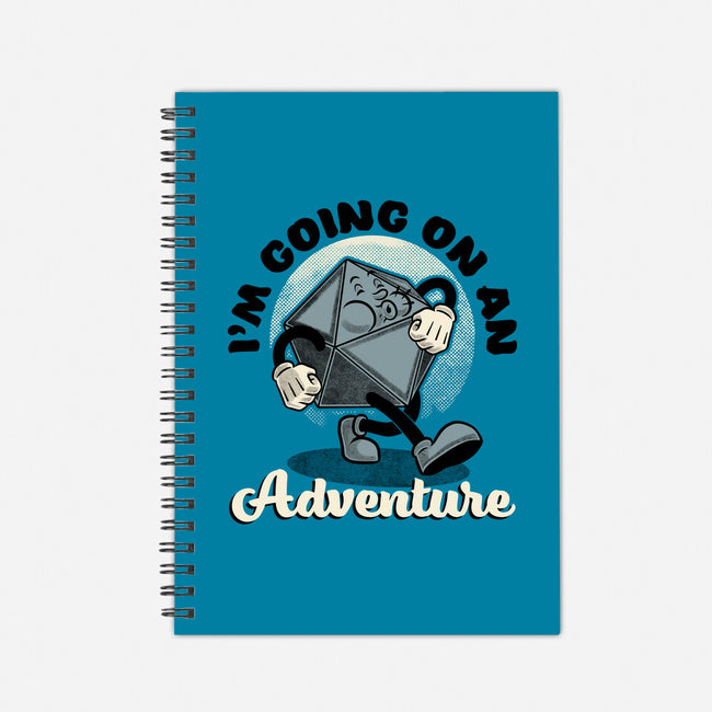 Going On An Adventure-none dot grid notebook-Studio Mootant