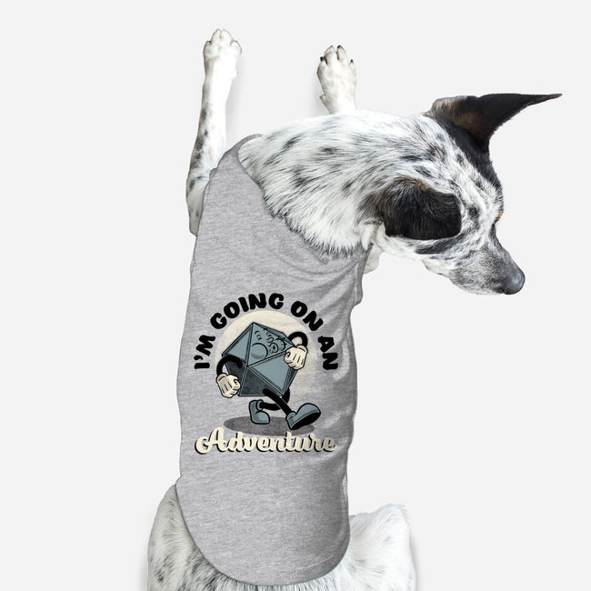 Going On An Adventure-dog basic pet tank-Studio Mootant