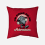 Going On An Adventure-none removable cover w insert throw pillow-Studio Mootant