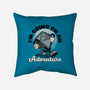 Going On An Adventure-none removable cover w insert throw pillow-Studio Mootant