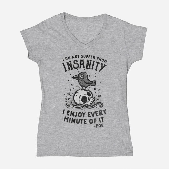 I Enjoy Every Minute-womens v-neck tee-kg07