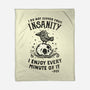 I Enjoy Every Minute-none fleece blanket-kg07