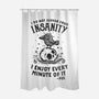 I Enjoy Every Minute-none polyester shower curtain-kg07