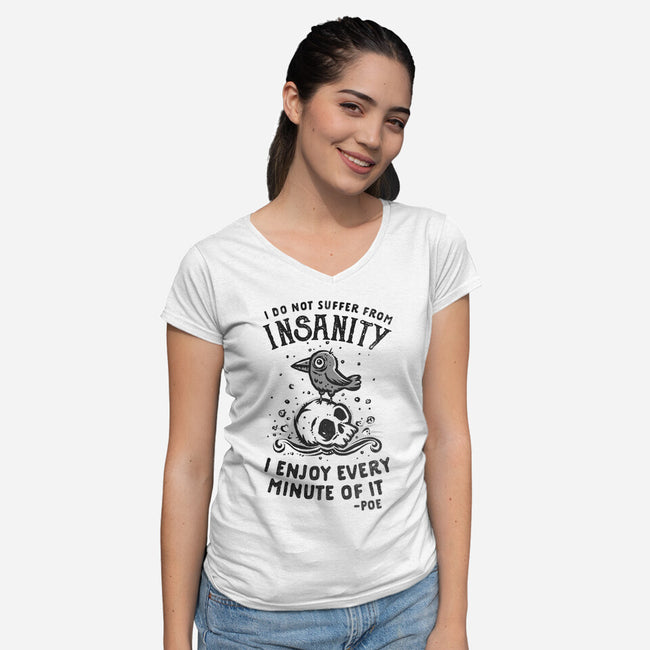 I Enjoy Every Minute-womens v-neck tee-kg07