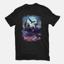 Magic World-womens fitted tee-fanfabio