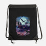 Magic World-none drawstring bag-fanfabio