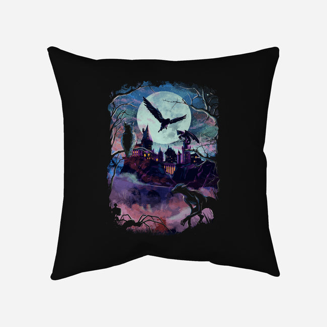 Magic World-none removable cover w insert throw pillow-fanfabio