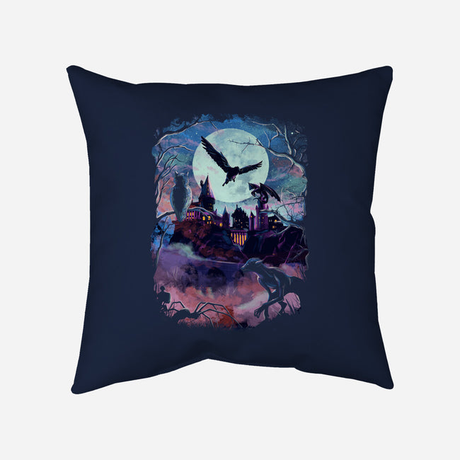 Magic World-none removable cover w insert throw pillow-fanfabio