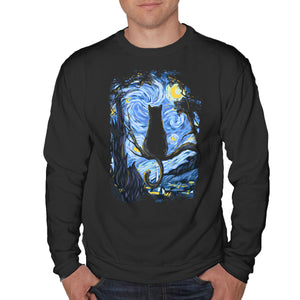 Cat Starry Night