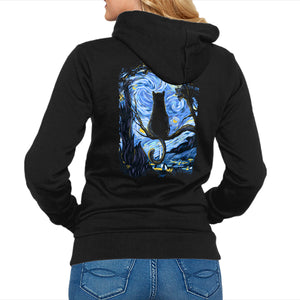 Cat Starry Night