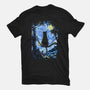 Cat Starry Night-unisex basic tee-fanfabio