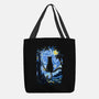 Cat Starry Night-none basic tote bag-fanfabio