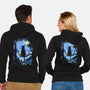 Cat Starry Night-unisex zip-up sweatshirt-fanfabio