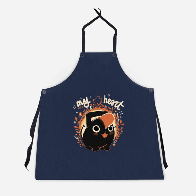 My Chainsaw Heart-unisex kitchen apron-IKILO