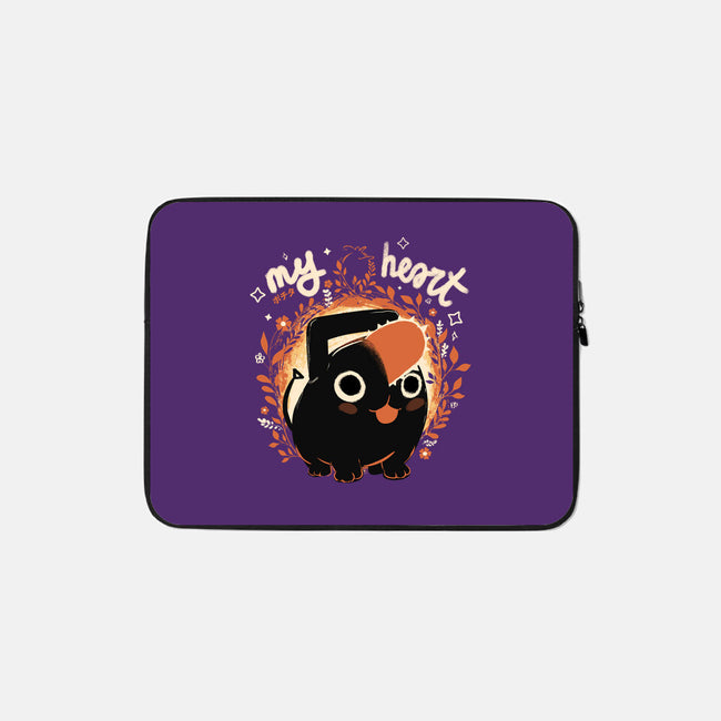 My Chainsaw Heart-none zippered laptop sleeve-IKILO