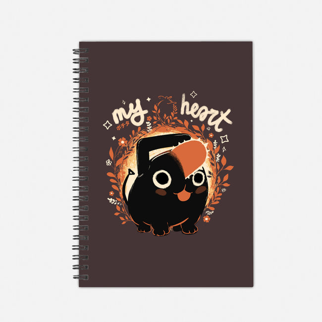 My Chainsaw Heart-none dot grid notebook-IKILO