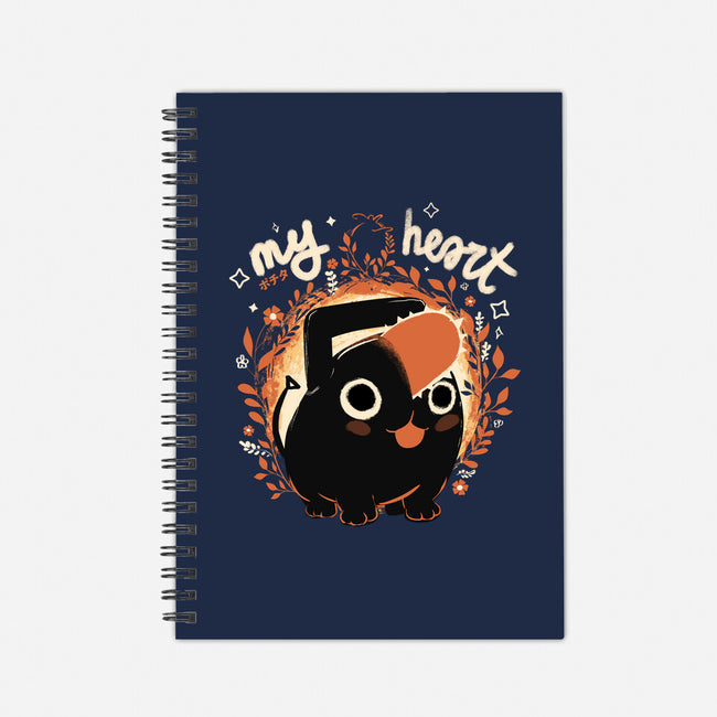 My Chainsaw Heart-none dot grid notebook-IKILO
