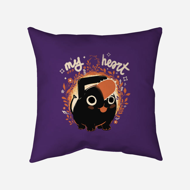 My Chainsaw Heart-none removable cover throw pillow-IKILO