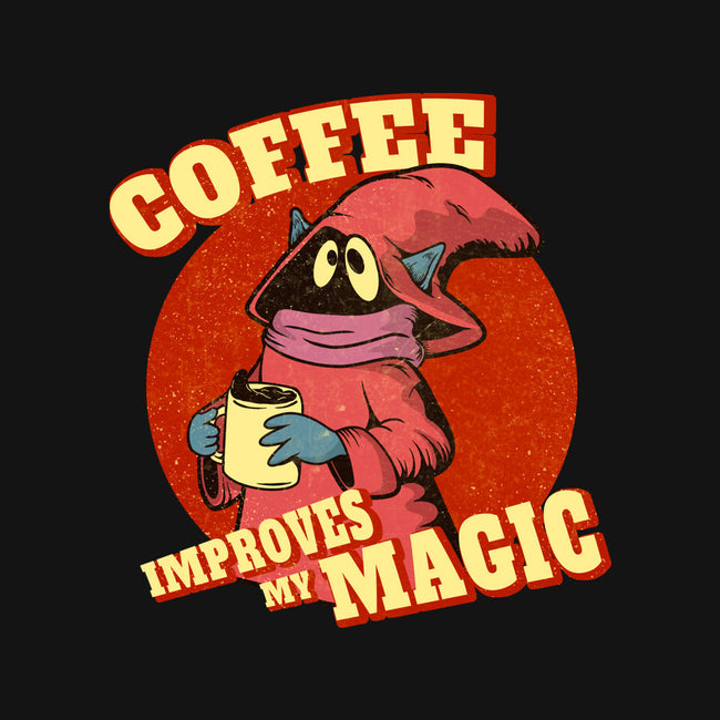 Coffee Improves My Magic-none removable cover w insert throw pillow-leepianti