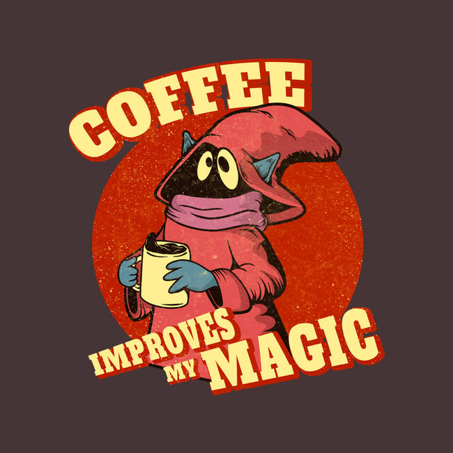 Coffee Improves My Magic-none drawstring bag-leepianti
