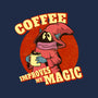 Coffee Improves My Magic-unisex basic tee-leepianti