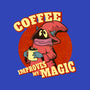 Coffee Improves My Magic-none drawstring bag-leepianti