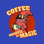 Coffee Improves My Magic-womens racerback tank-leepianti