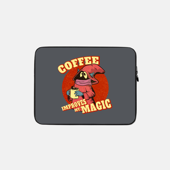 Coffee Improves My Magic-none zippered laptop sleeve-leepianti