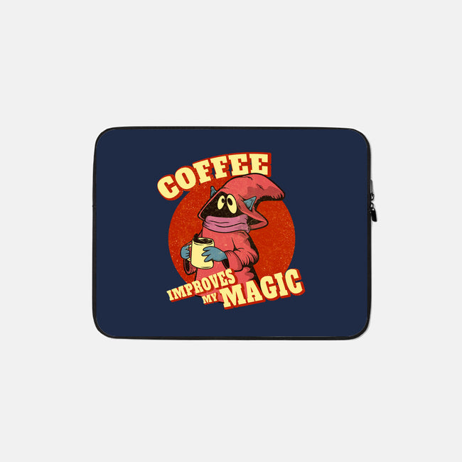 Coffee Improves My Magic-none zippered laptop sleeve-leepianti