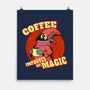 Coffee Improves My Magic-none matte poster-leepianti