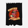 Coffee Improves My Magic-none polyester shower curtain-leepianti