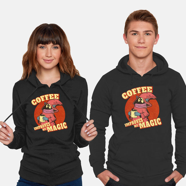 Coffee Improves My Magic-unisex pullover sweatshirt-leepianti