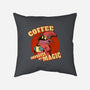 Coffee Improves My Magic-none removable cover w insert throw pillow-leepianti