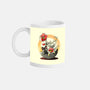 Ikebana Cat-none mug drinkware-Vallina84