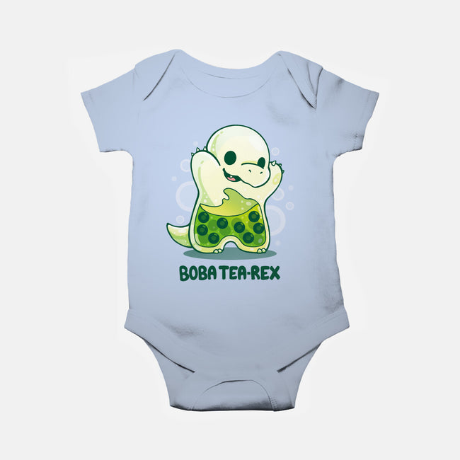 Boba Tea Rex-baby basic onesie-Vallina84