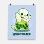 Boba Tea Rex-none matte poster-Vallina84