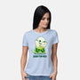 Boba Tea Rex-womens basic tee-Vallina84