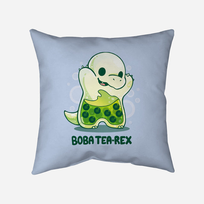 Boba Tea Rex-none removable cover w insert throw pillow-Vallina84