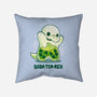 Boba Tea Rex-none removable cover w insert throw pillow-Vallina84