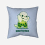 Boba Tea Rex-none removable cover throw pillow-Vallina84