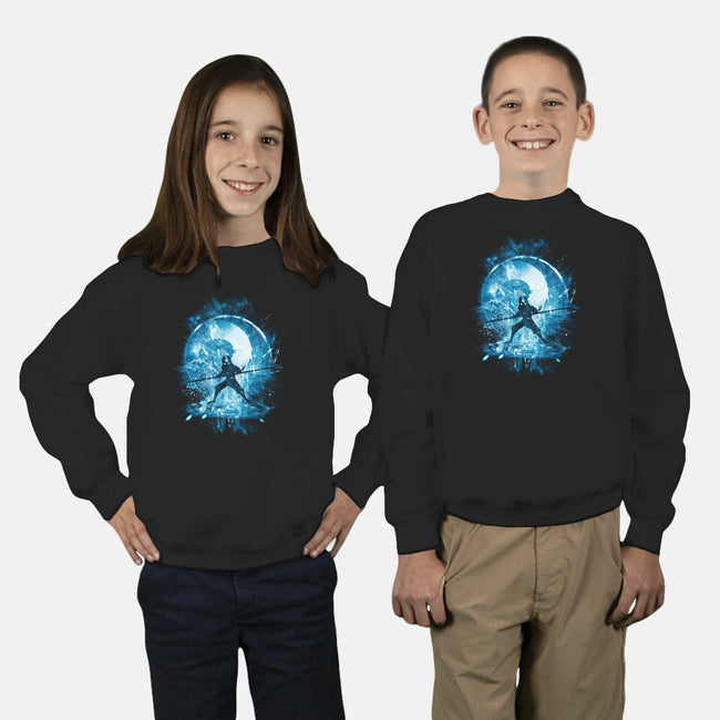 Elemental Storm-youth crew neck sweatshirt-kharmazero