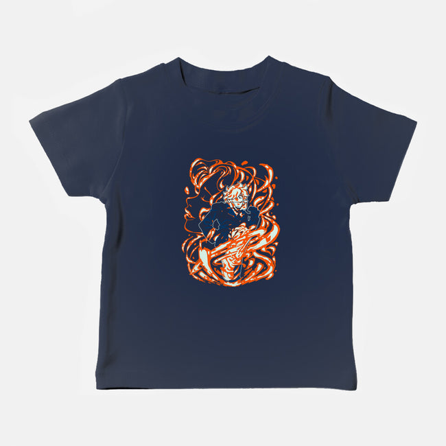 Drawn By The Flames-baby basic tee-1Wing