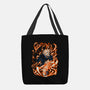 Drawn By The Flames-none basic tote bag-1Wing